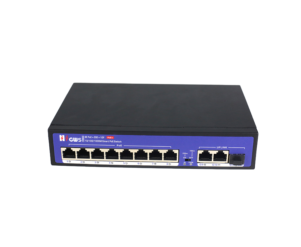 11-port Gigabit Uplink PoE Switch