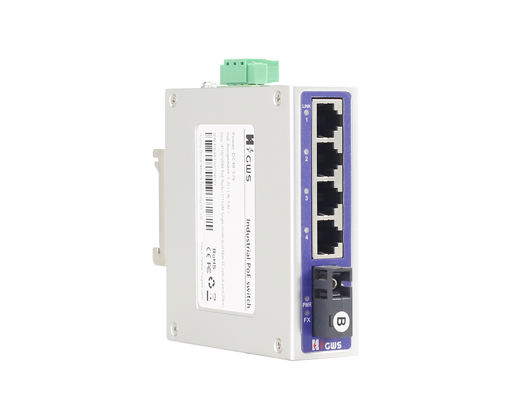 5-port 10/100M industrial Ethernet Fiber Switch