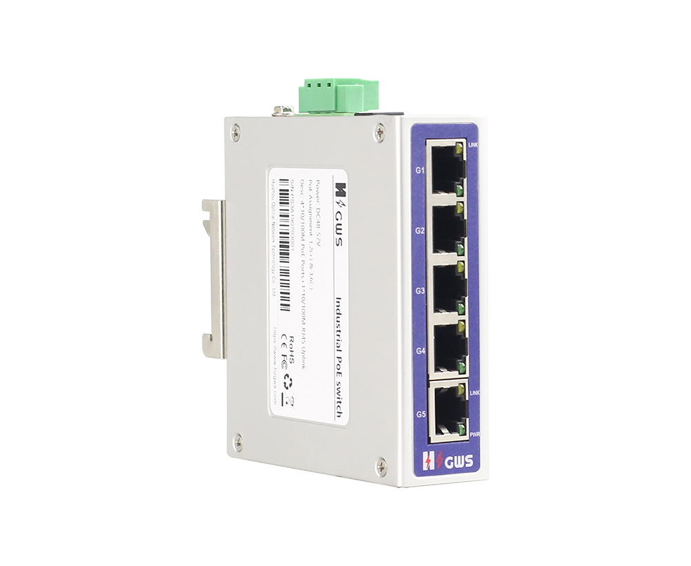 5-port Full Gigabit Industrial Ethernet Switch