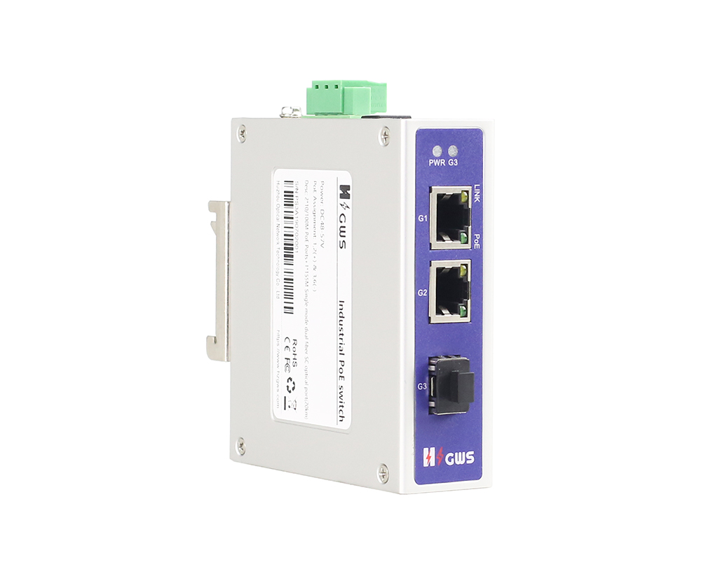 3-port Full Gigabit Industrial PoE Switch