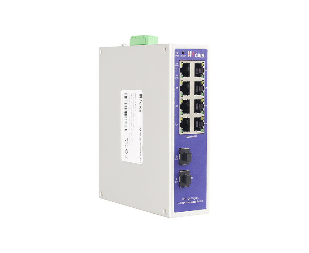 10-port Full Gigabit E Network Managed Industrial PoE Switch