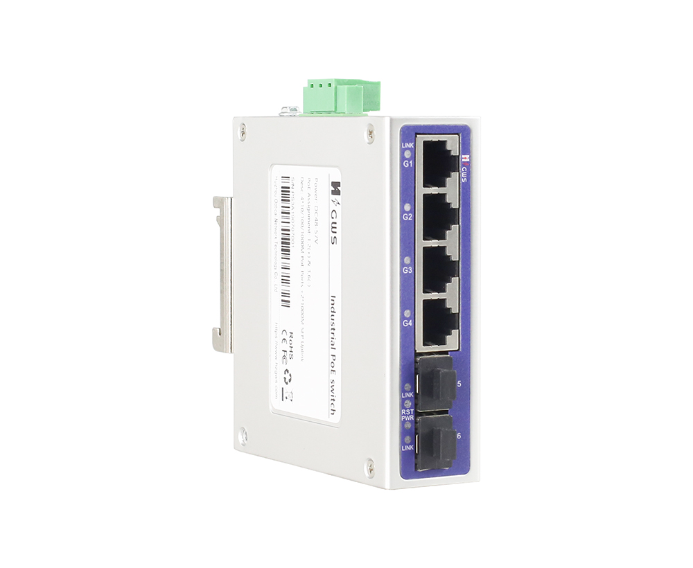 6-port Full Gigabit E Network Managed Industrial Ethernet Switch