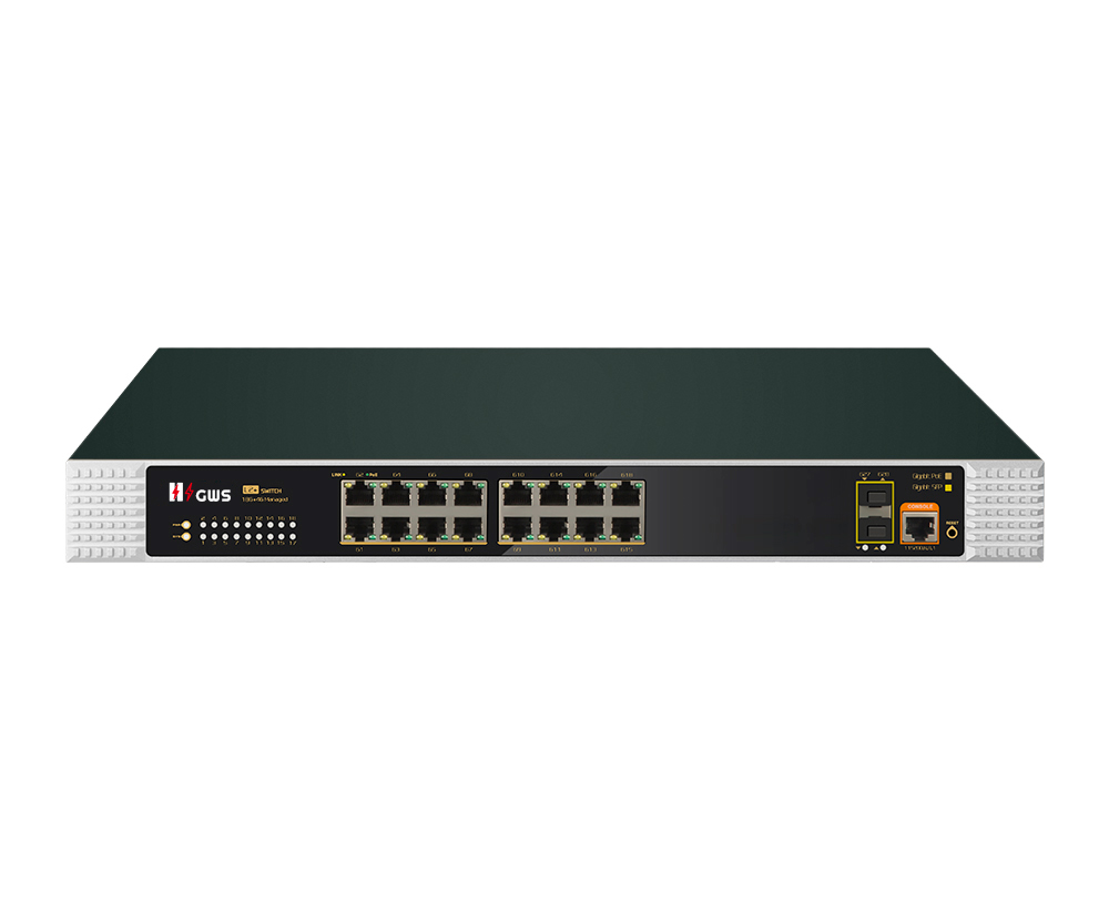 18-port Gigabit Managed Industrial PoE Switch