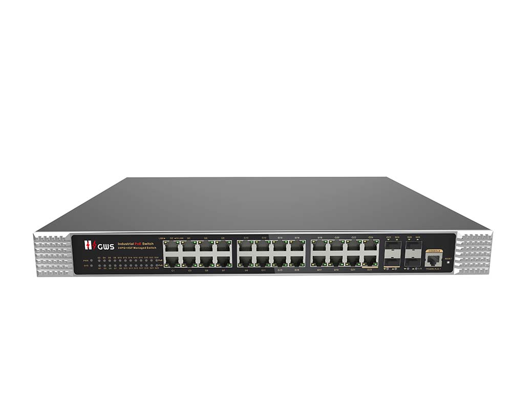 26-port Gigabit Managed Industrial PoE Switch