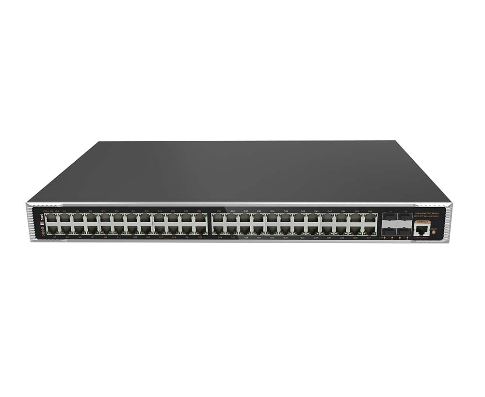 52-port 10G Uplink Managed Industrial PoE Switch