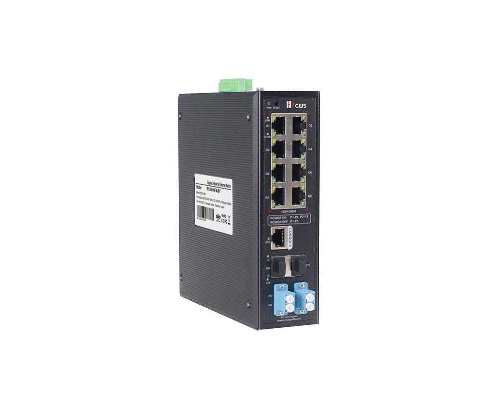 10-port Gigabit Bypass Managed Industrial Ethernet Switch