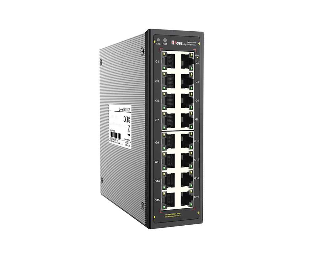 16-port Gigabit Managed Industrial Ethernet Switch