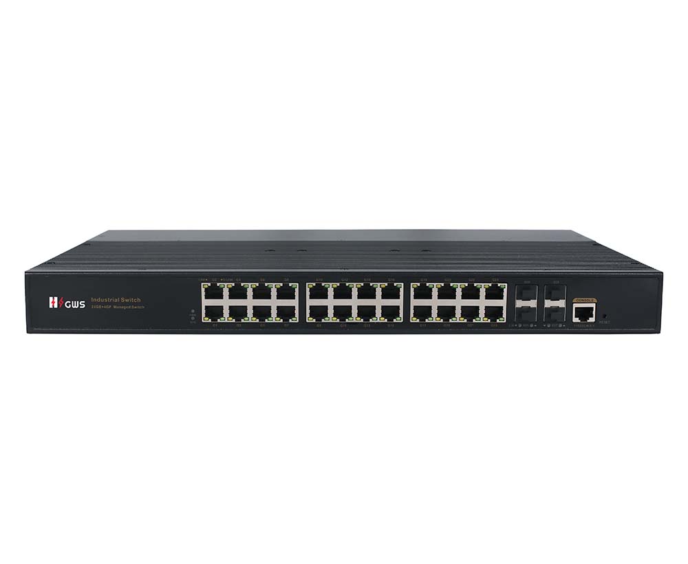 28-port Gigabit Managed Industrial Ethernet Switch