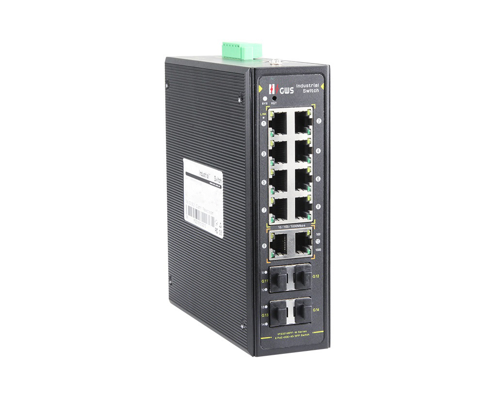 14-port Gigabit Managed Industrial Ethernet Switch