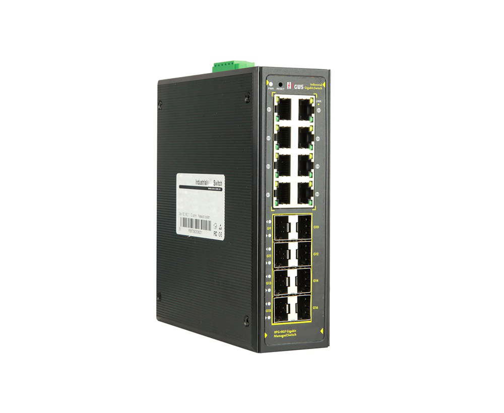 16-port Gigabit Managed Industrial Ethernet Switch