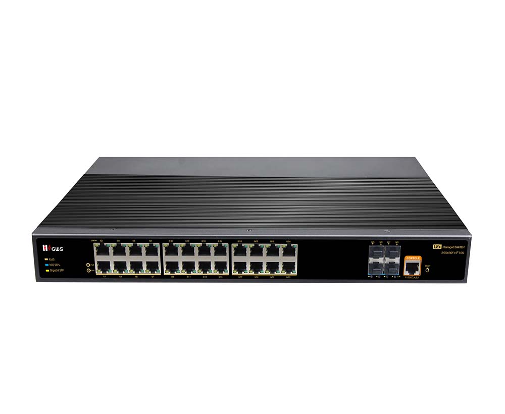 28-port 10G Uplink Managed Industrial Ethernet Switch