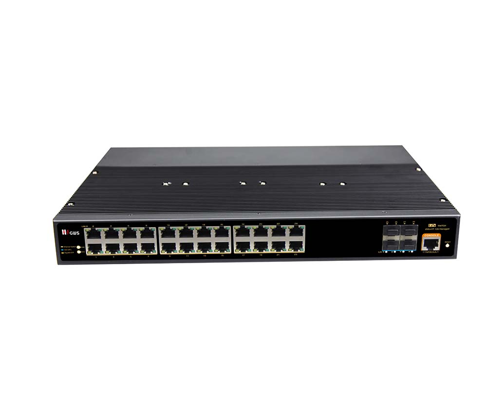28-port 10G Uplink Managed Industrial Ethernet Switch
